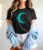 Sun Salutations Moon Manifestations Funny Women’s Yoga Shirt